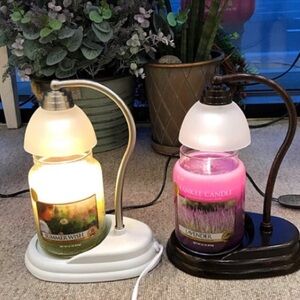 Candle Warmer Nickel Finish No Flame Aurora Candle Warmer